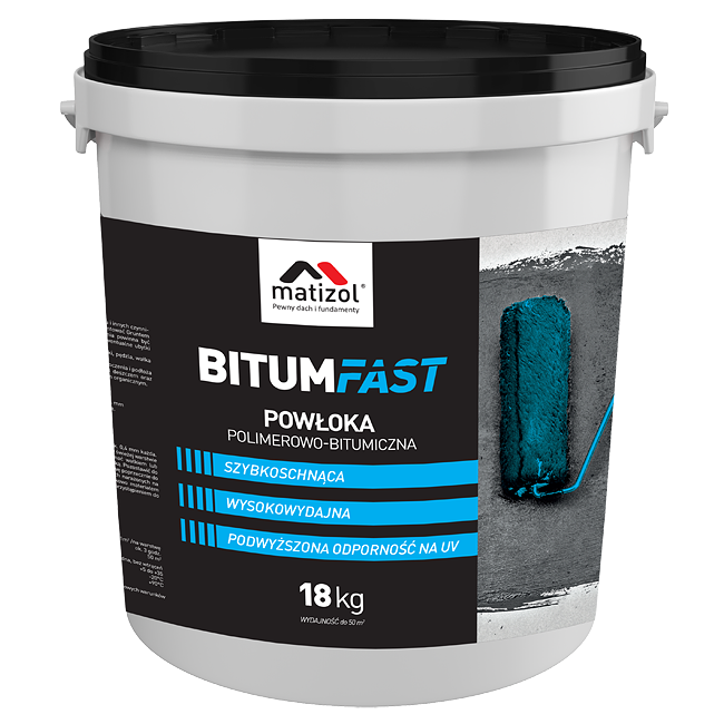 BitumFast Powloka szybkoschnaca 18kg - Matizol